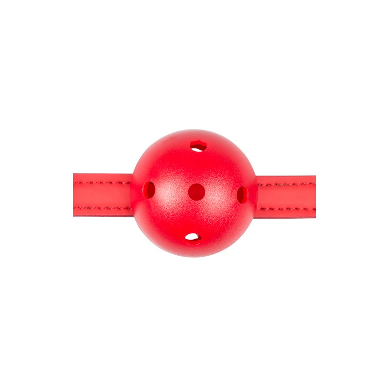 Knebel-Ball Gag With PVC Ball - Red